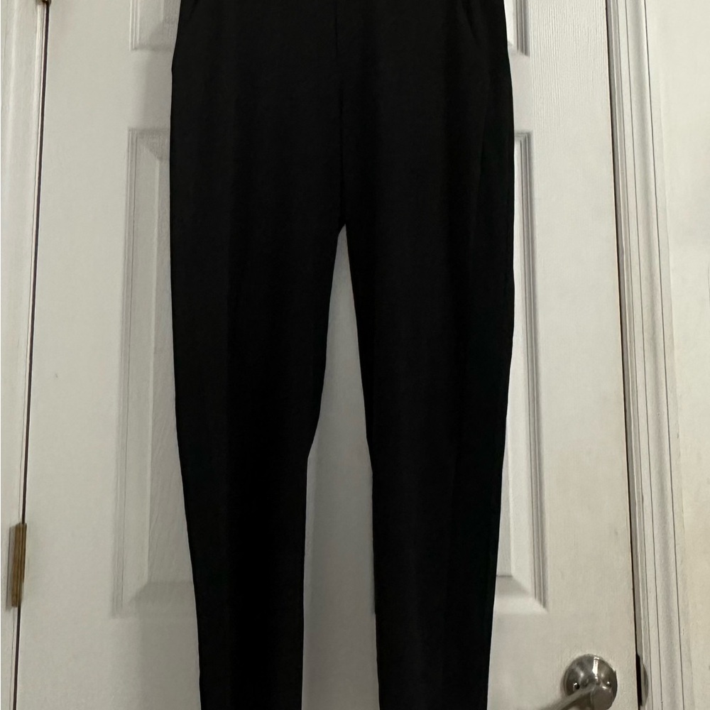 Athleta Concord Pants Stretch Black Career Casual Tall Size 14T